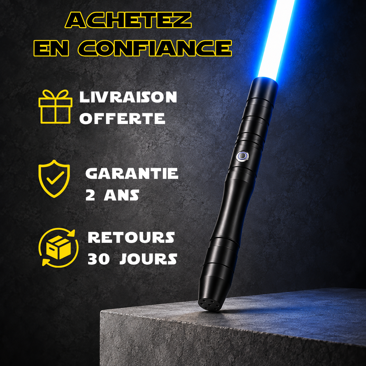 Sabre Laser Jedi – Manches Colorés