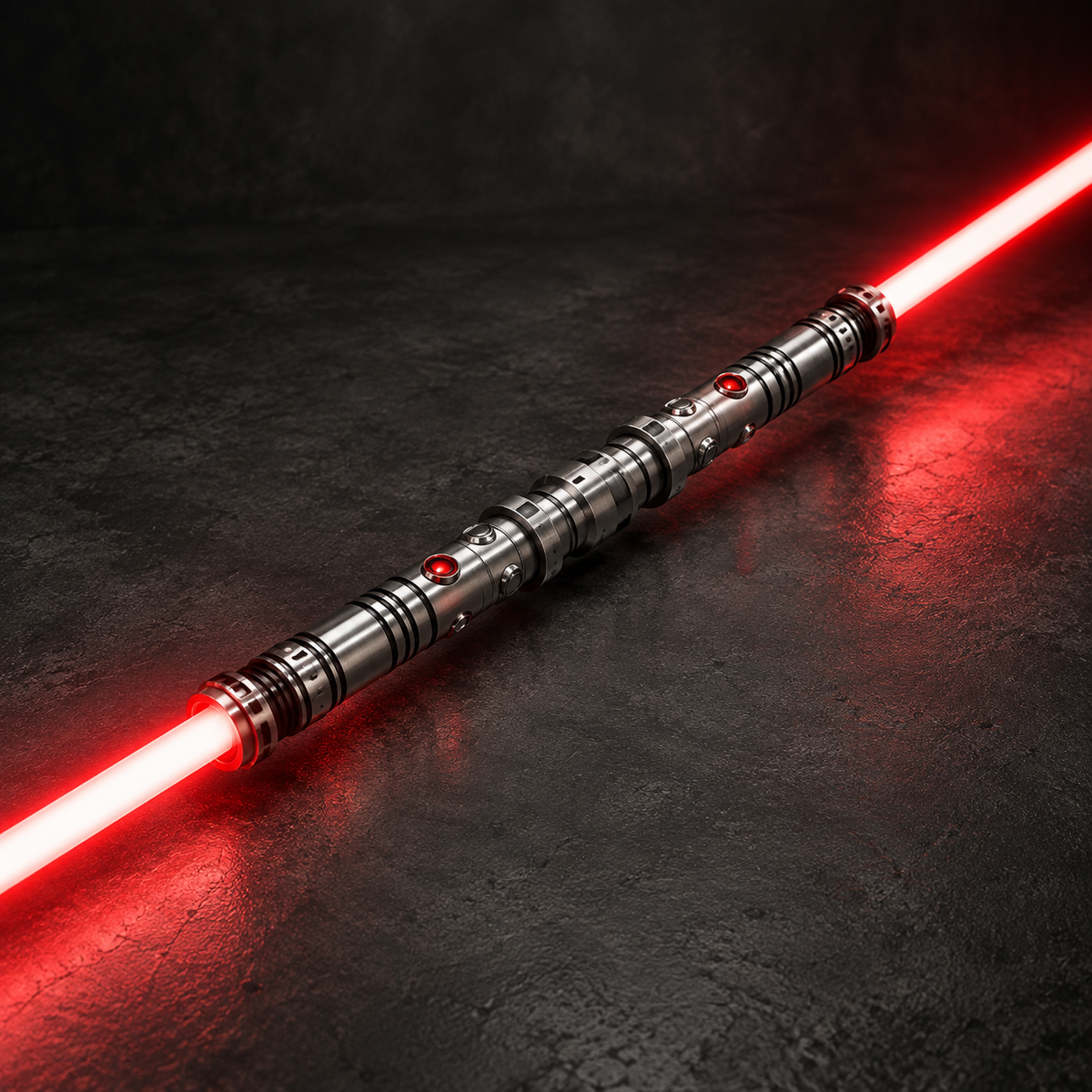 Dark Maul - double sabre rouge allumé